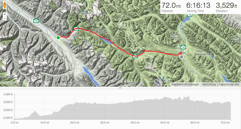Tete Jaune Cache, BC to Jasper, AB