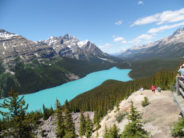 Bow Summit, looking down on Peyto Lake (GC32FFX)