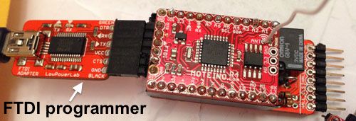 Programming the sensing unit